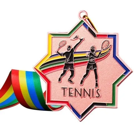 Octagon Tennis Medal Billiards Table Tennis Ball Adult and Children's Medal