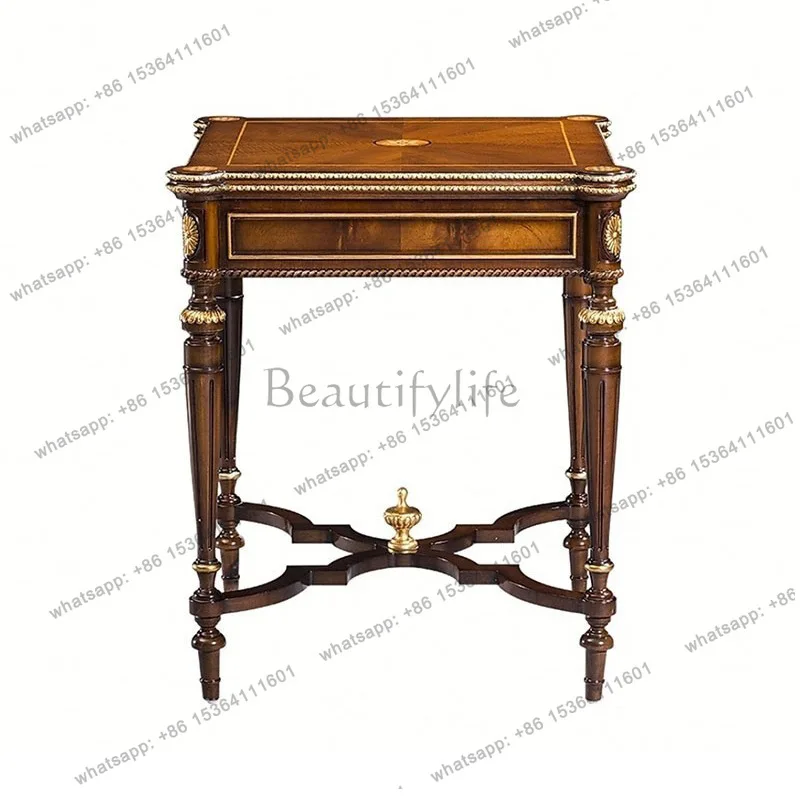 Solid wood edge a few mahogany English French sofa corner a few neoclassical