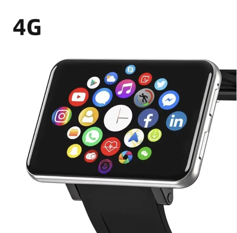 Google Play NFC 4g sim card camera smartwatches 2024 hot selling watch smart android music control Health tracking