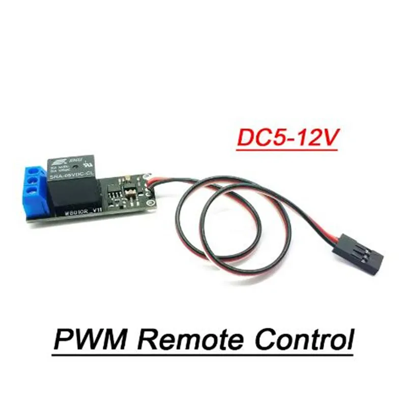 DC5-12V PWM Power controller Remote Control Relay Model Remote Switch Airplane Model lamp PWM switch switch With LED Display