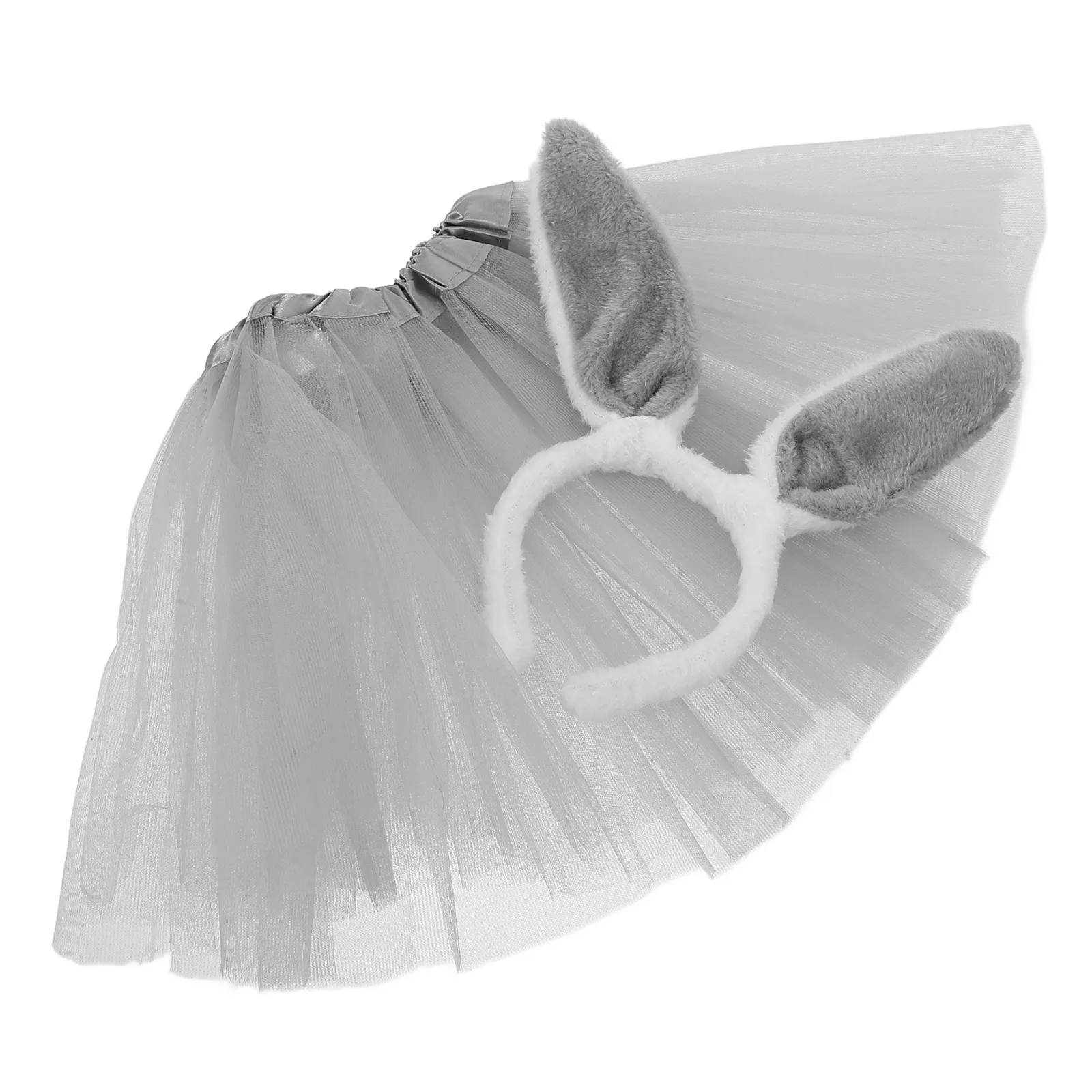 

1 set Bunny Headband Skirt Suit Tutu Dress Easter Girls Cosplay Easter Cosplay Uniform Costume Party Prop Kids Festival Uniform