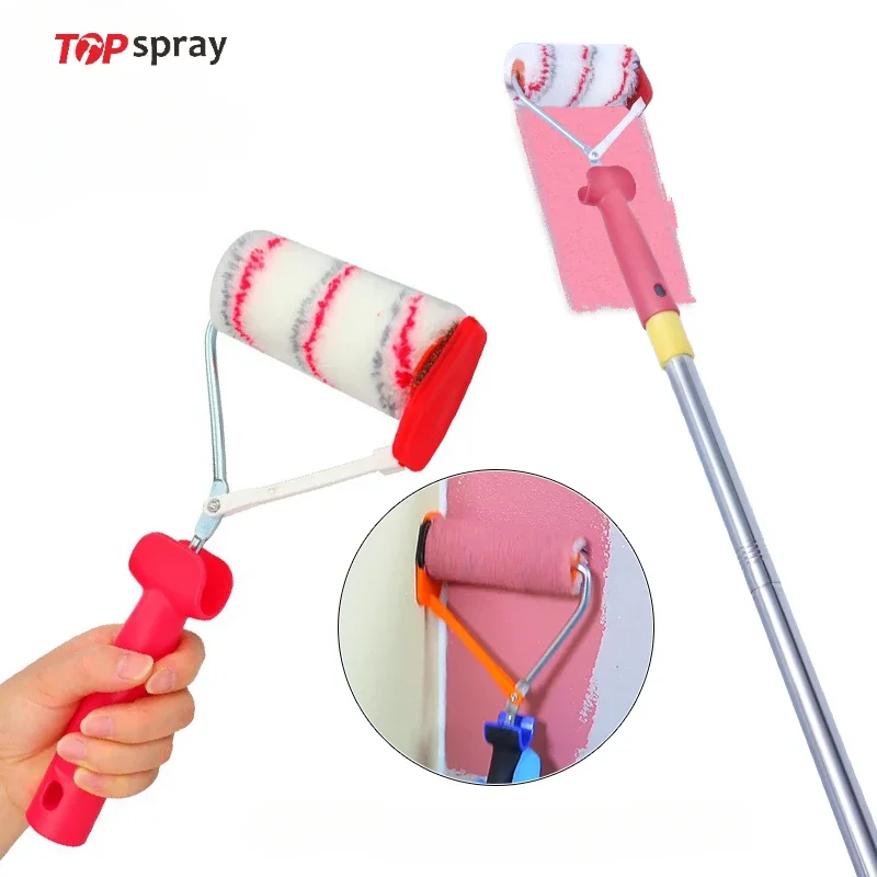 

4 Inch Multifunctional Paint Roller Brush Corner Drum Brush Wall Brushes Tackle Roll Decorative Painting Brush Tool