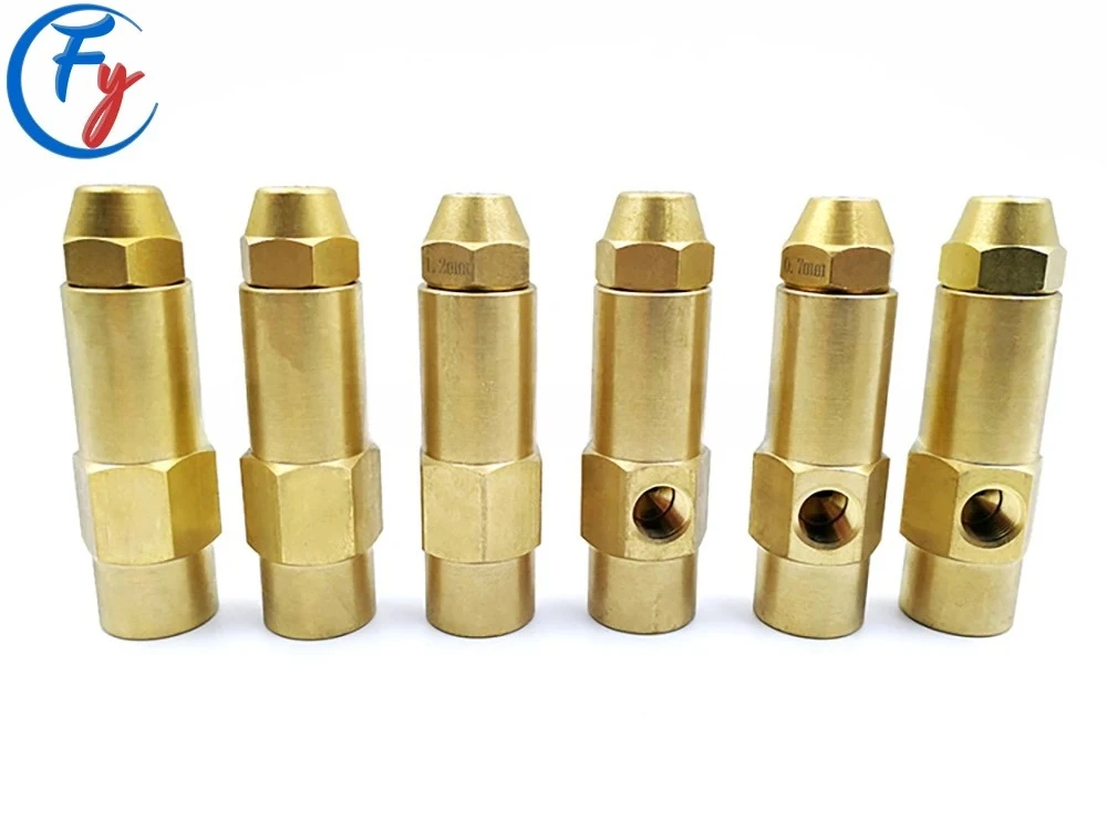 Full Cone Air Atomizing Jet Nozzle Waste Oil Burner Nozzle Industrial Fuel Spraying Nozzle For Boiler Combustion Heating