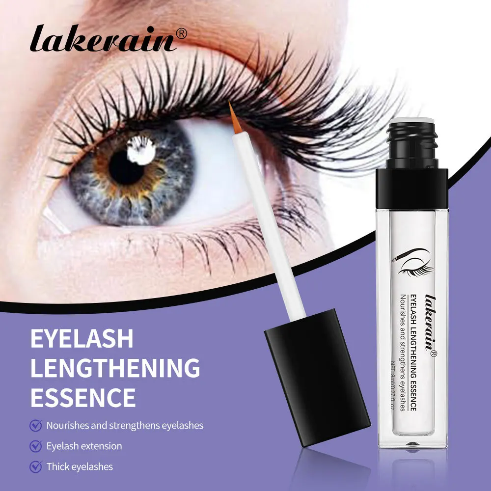 Wimpers Groei Serum Wenkbrauwen Lash Serum Lifting Verdikking Wimperverbetering Voeding Hoge Kwaliteit Make-Up Cosmetica 8ML