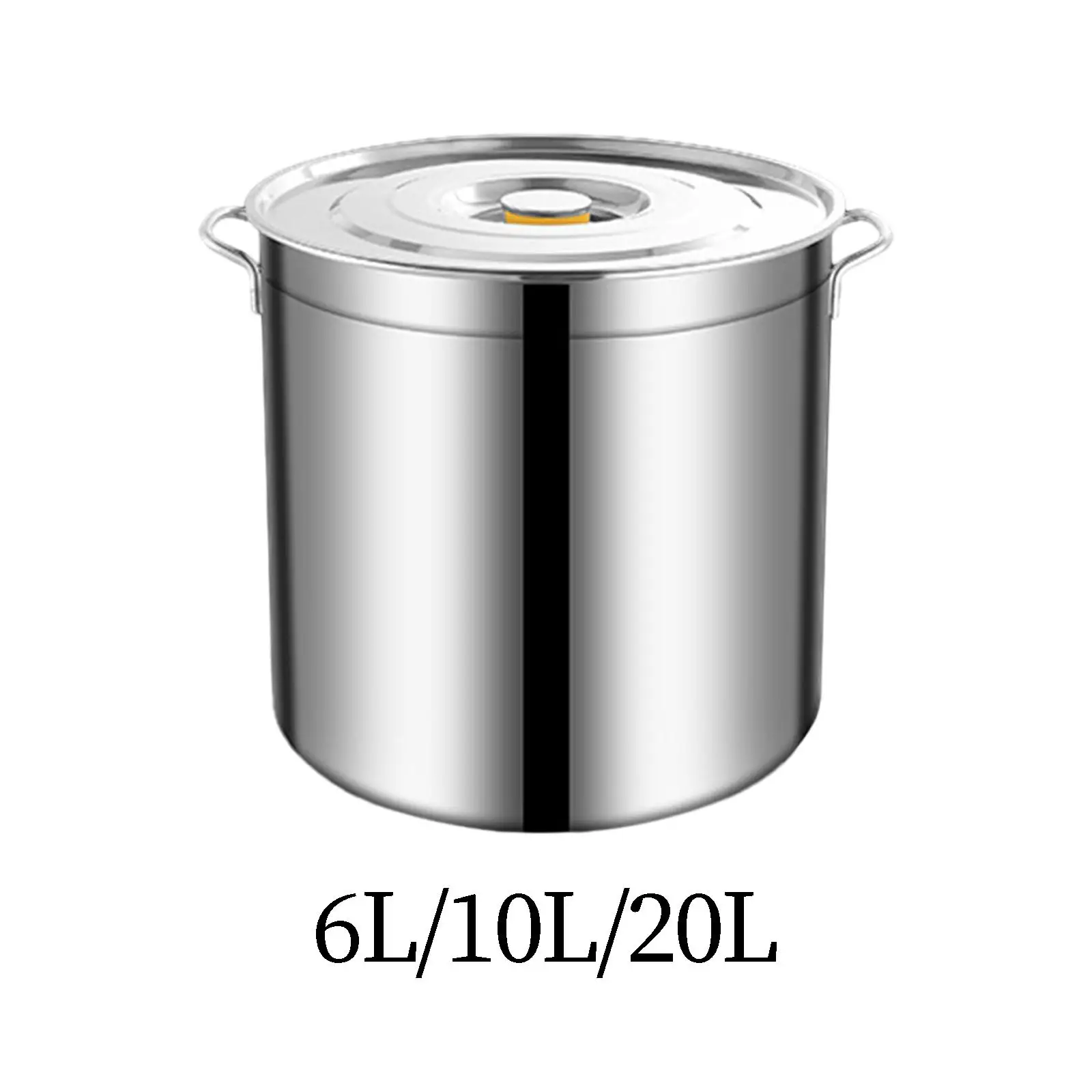 

Stainless Steel Stockpot Tall Cooking Pot for Household Canteens Hotel