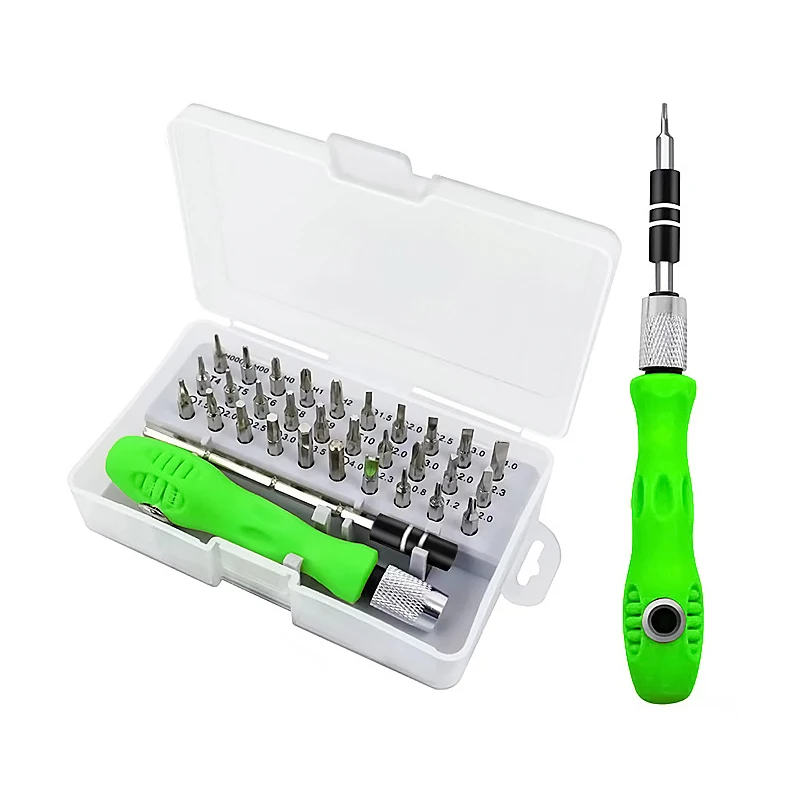 

Набор мини-прецизионных отверток 32 в 1 с 30 магнитными отвертками, инструменты для ручного ремонта для iPhone, ПК, часов, компьютера, ремонта
