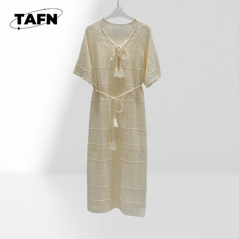 

Темпераментное красивое элегантное элитное кашемировое платье – ретро-дизайн на весну и лето, модное для повседневных мероприятий AF2711