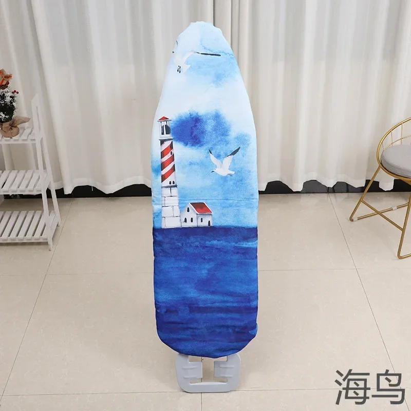 Ocean Series Padded Ironing Board Cover Ultra Thick Cotton Fitted Heat Retaining For Long Periods Of Use only cover