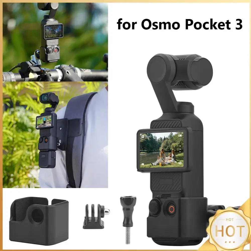 توسيع جبل محول توسيع مستقر توسيع Selfie عصا ظهره كليب حامل الدراجة ل DJI OSMO جيب 3 الملحقات