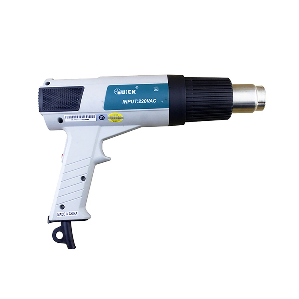 Hot Air Gun QUICK 885 Heat Gun LCD Display 3-speed Adjustable for Automotive Film PCB Soldering Dismantling Repair Tool
