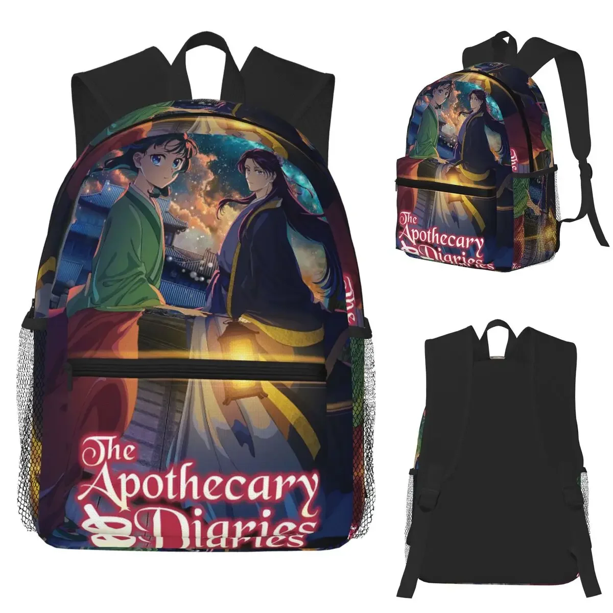 

Anime Cool The Apothecary Diaries Student Backpack School Bag Hiking Travel Daypack for Men Women Fashion Bookbag Shoulder Bags