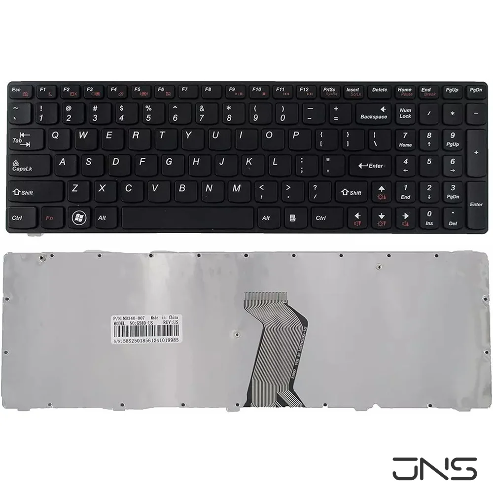 Para Lenovo Ideapad P580 P585 G580 G580A G585 Z580 Z585 N580 nuevo teclado estadounidense