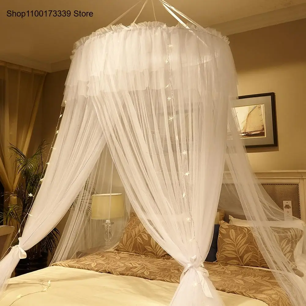 Dome Mosquito Net Home Use Easy To Disassemble Wash No Need Bracket Suspended Ceiling No Installation Insect Proof In Summer