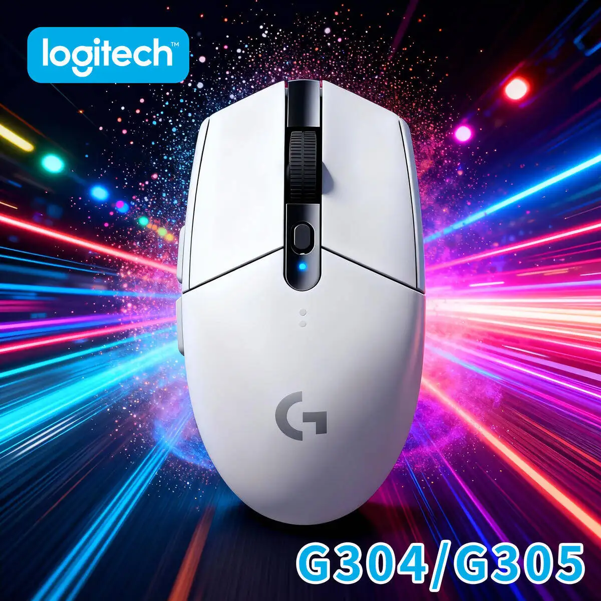 

Logitech G304 Wireless Gaming Mouse 12000 DPI Adjustable High Precision for PC Mac