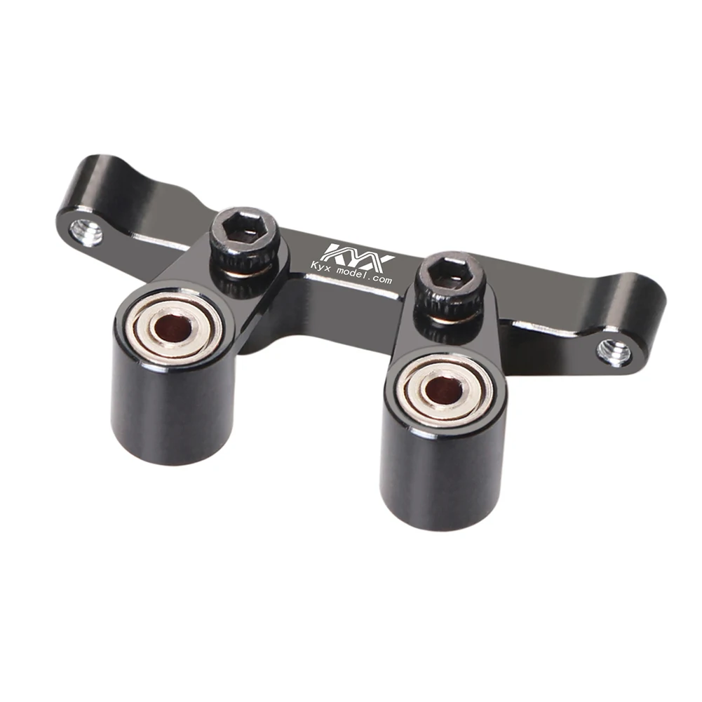 

KYX Racing Алюминиевый передний рулевой комплект с ЧПУ, обновленные детали, аксессуары для 1/24 RC гусеничного автомобиля LOSI Micro-B Buggy