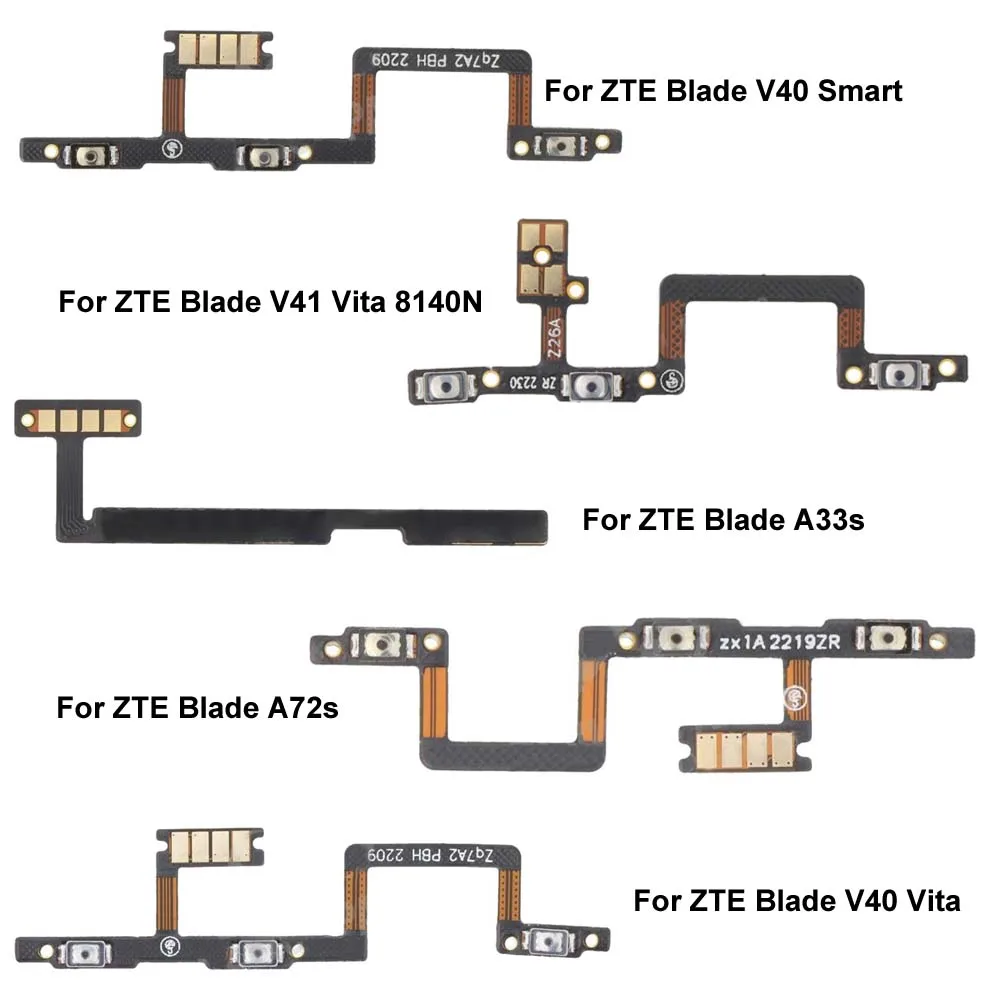 For ZTE Blade V40 Smart/V41 Vita 8140N/A33s/A72s/V40 Vita Power Button & Volume Button Flex Cable