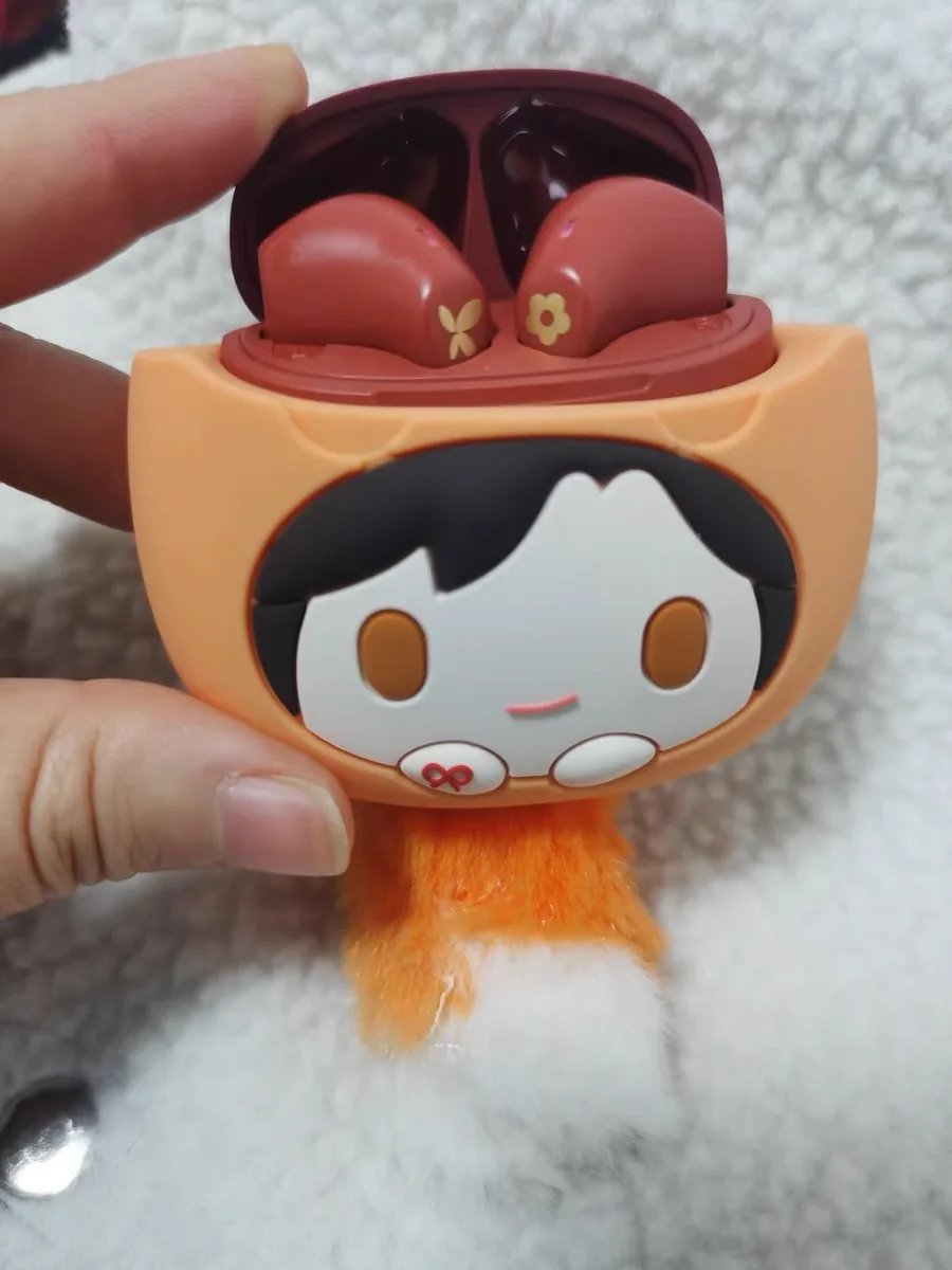 Tian Guan Ci Fu Tgcf Hua Cheng Xie Lian Comics lis królik zestaw słuchawkowy Bluetooth słuchawki etui na prezenty oficjalne Cosplay zabawka