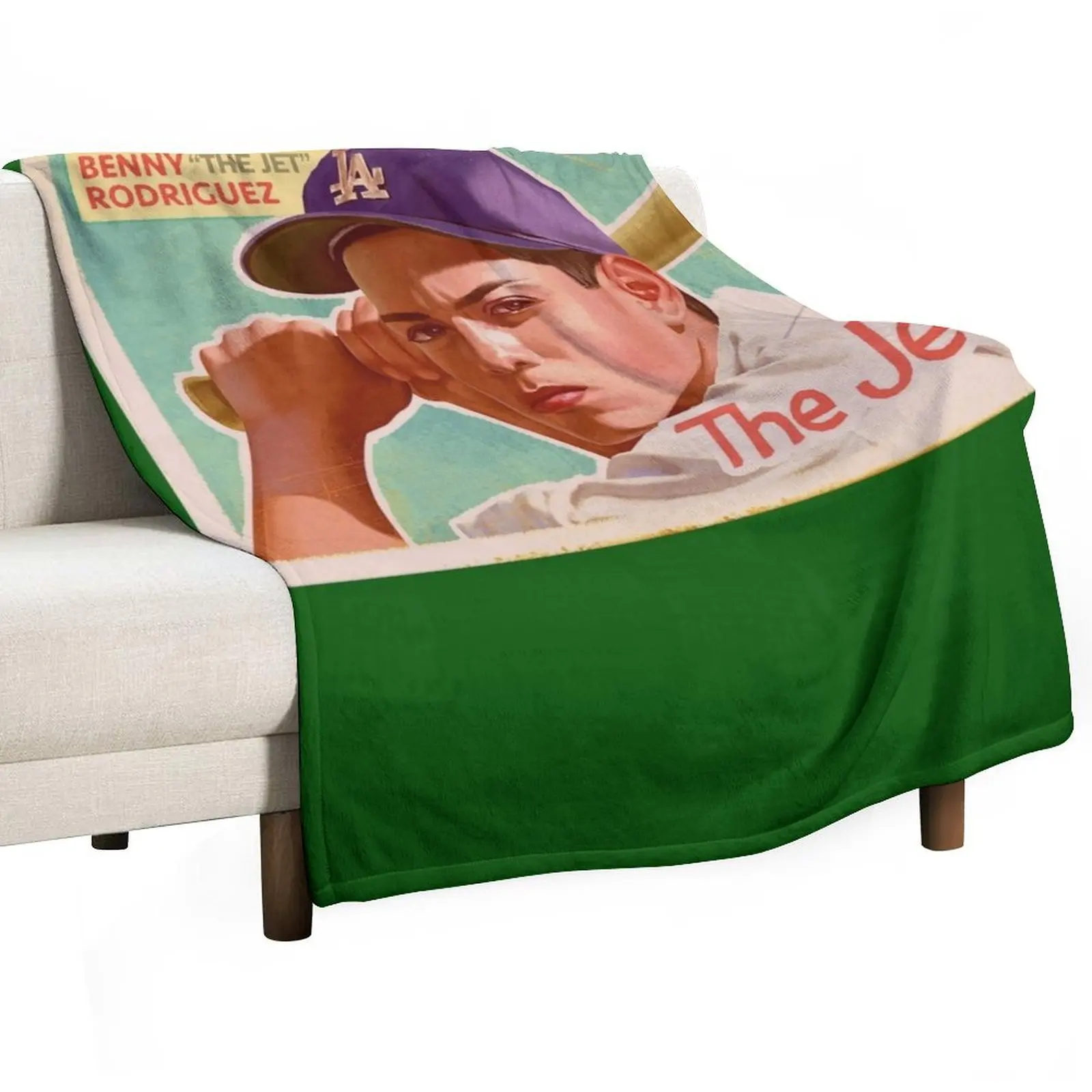 Sandlot (Benny The Jet) Throw Blanket funny gift Cute Blankets