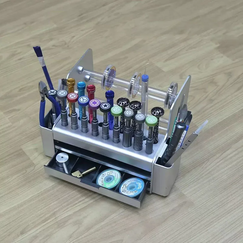Multi-functional Maintenance Tool Storage Box Components Sorting Parts Box Screwdriver Storage Box Desktop Sorting Box