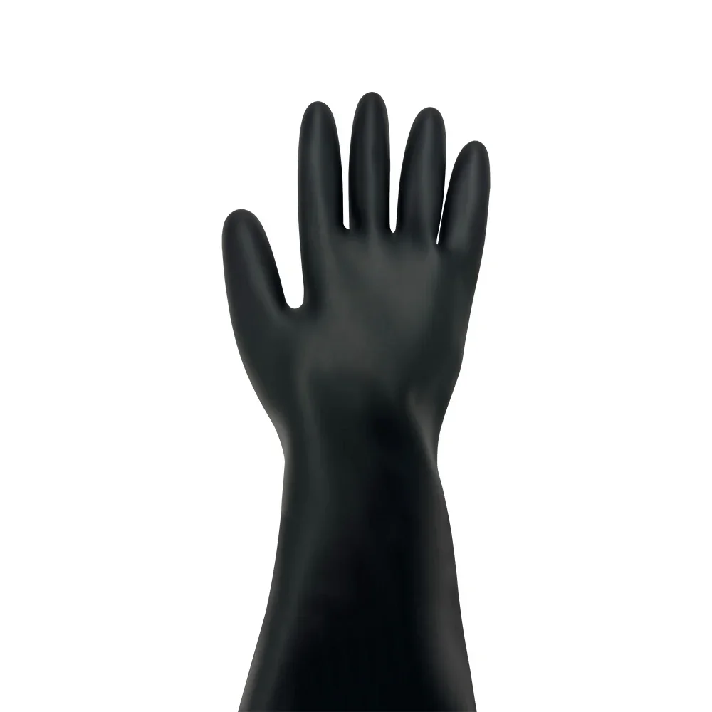 High-Performance Long Arm Waterproof Chemical Resistance Butyl Rubber Glove Box Gloves