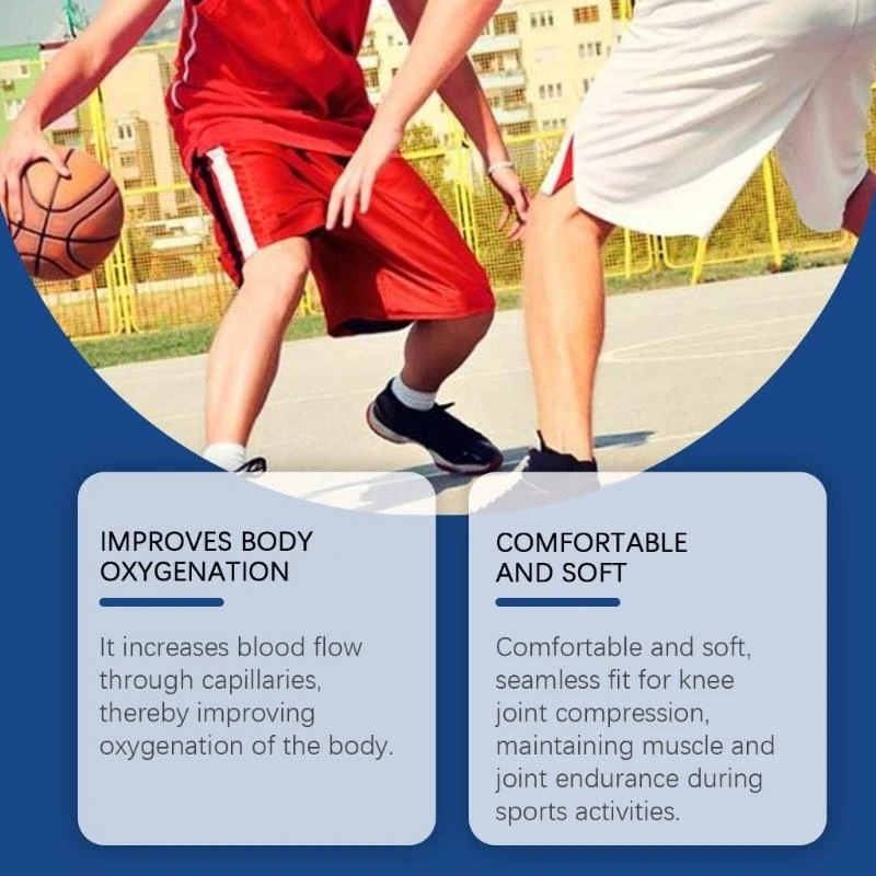 

Knee Brace Knee Compression Sleeve for Tennis Running Workouts Sport Basketball