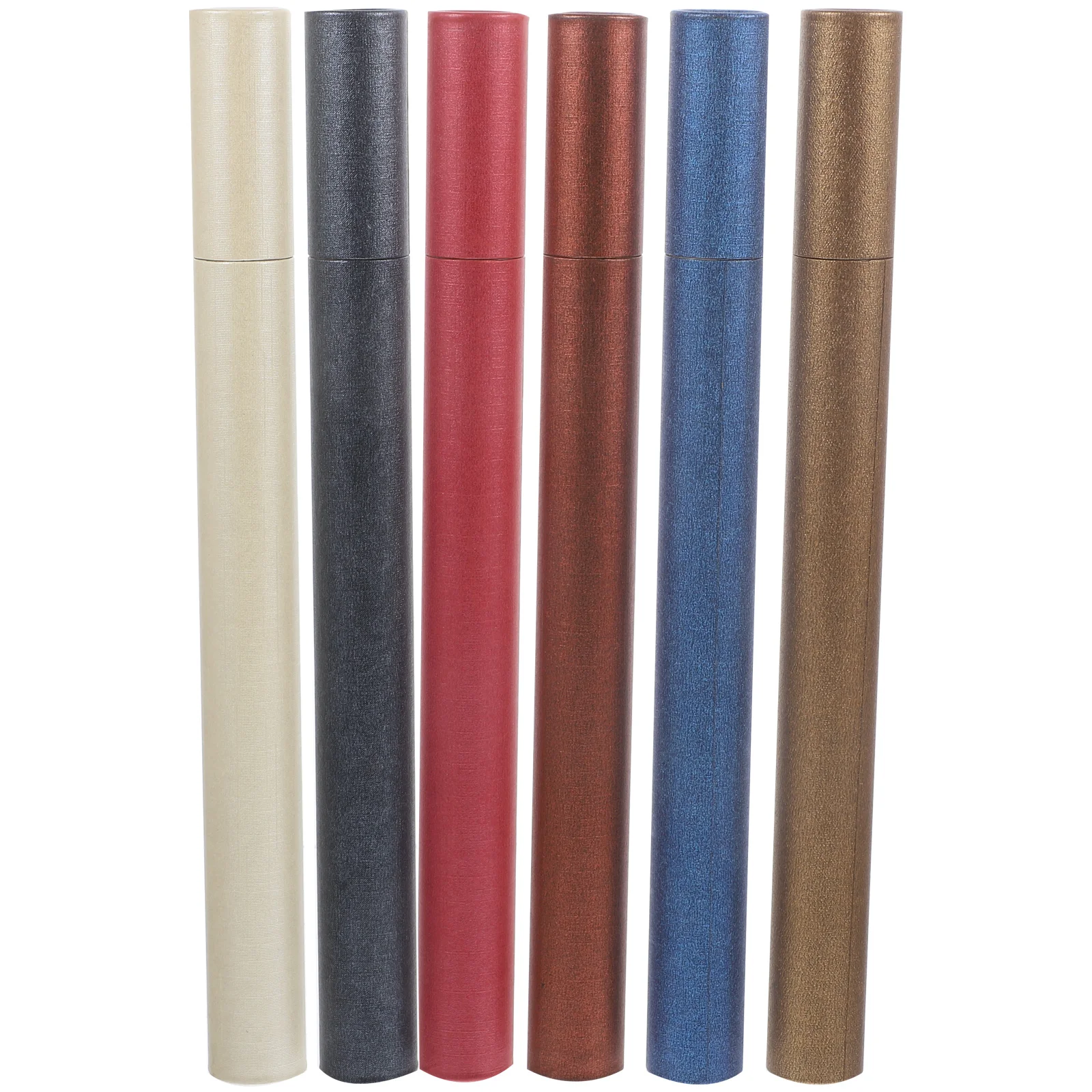 

6pcs Paper Tubes Portable Incense Holders Sturdy Storage For Incense Sticks Meditation Temples Yoga Lightweight Decorative Tube