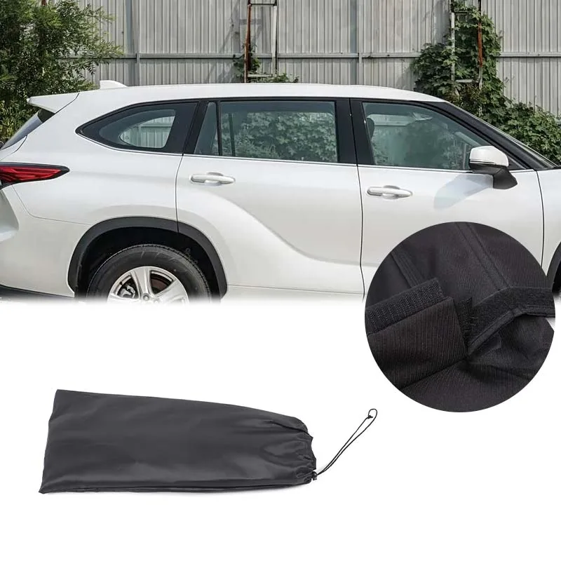 

For Toyota Highlander 2015-2021 Car Rear Side Window Shade Curtain Sun Shade Breathable Privacy Sunshade Protection Cover