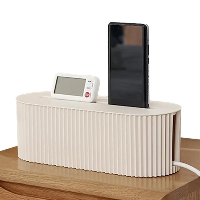 

Desktop Plug Board Storage Box Large Power Socket Management Box Creative Living Room Wire Data Cable Collection Box