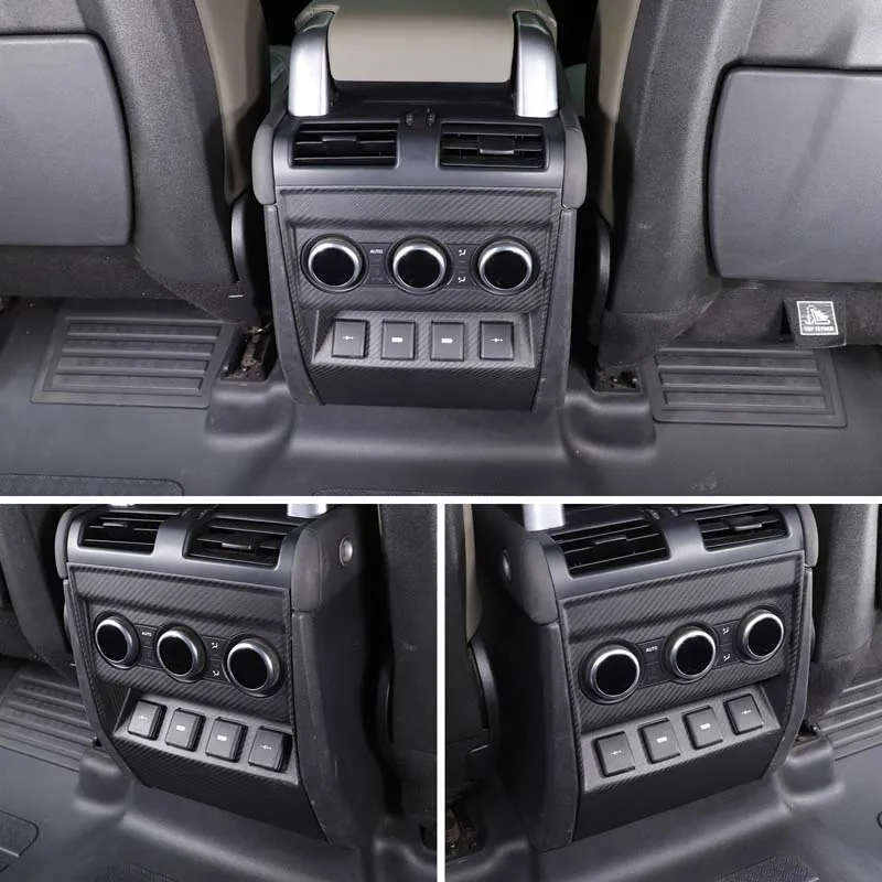 

Для 2020-2023 Land Rover Defender L663 Armfer Box Защитная крышка воздуховыпускного отверстия заднего сиденья из настоящего углеродного волокна 1 шт. (матовый)