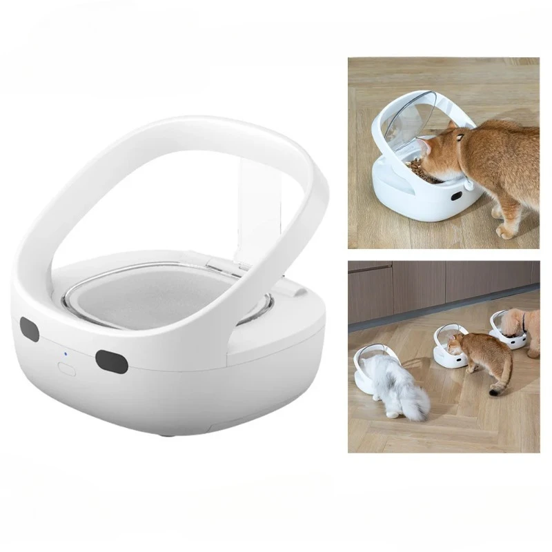 Nuevo alimentador Petoneer NutriCare diseñado para hogares con varios animales, alimentador para gatos y perros con aplicación.