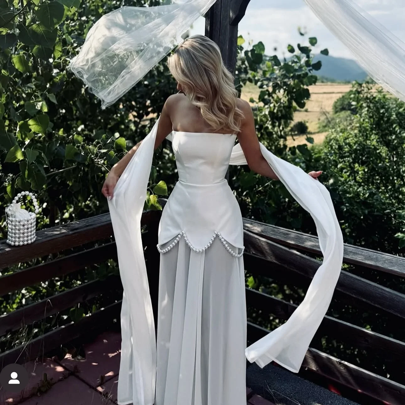 Elegant Pearl Mesh Patchwork Maxi Dress Women Strapless Ribbon Backless Long Dress Luxury Wedding Guest Party Evening Dress 2026
