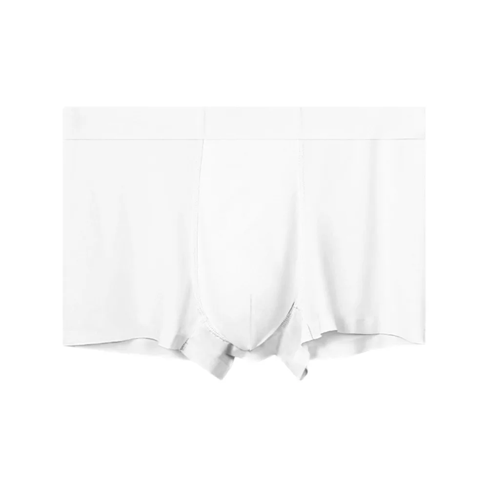 

Soft Underpants Men Boxer Briefs Solid Color Underwear Ice Silk Boxers Quick Dry Lingerie Underwear for Men Male