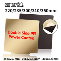 Pei Sheet Textured PEI Powder Coated Double Sided Build Plate Magnetic Sticker for Ender 3 Upgrade Voron Artillery x2 Prusa MK3
