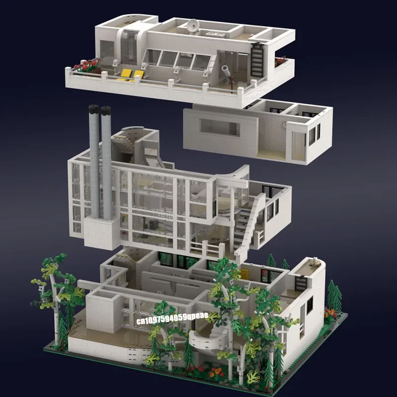 New 5283Pcs City Hot Selling Street View Moc Modular Douglas House Model Custom Puzzle Diy Creative Ideas Kid Toy Birthday Gift