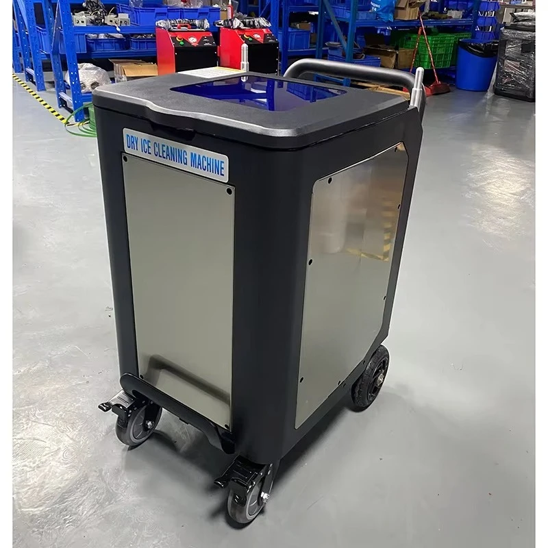 Customized Dry Ice Cleaning Machine Electric High Power for Industrial Rust Paint Removal Tool