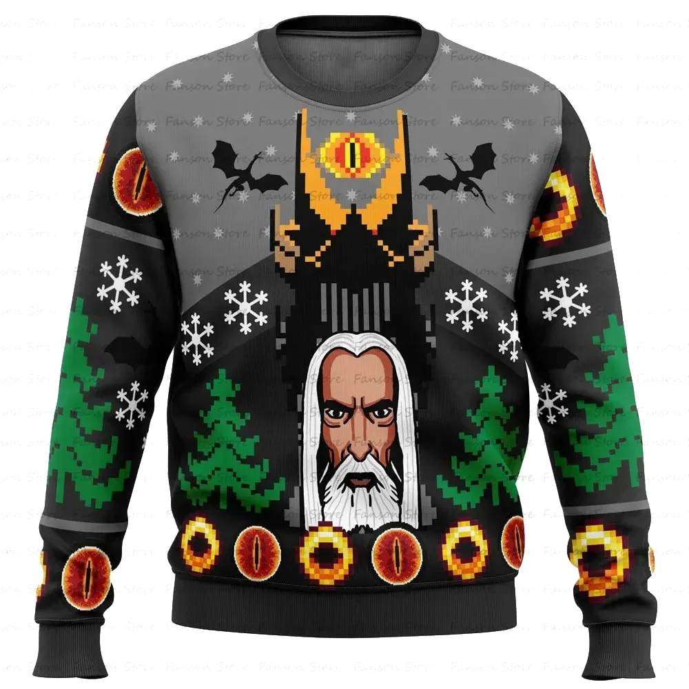 Lord of the Rings Filthy Hobitses Ugly Christmas pullover Cartoon Anime Women Men Pullover Tops Fashion Couple Sweatshirt