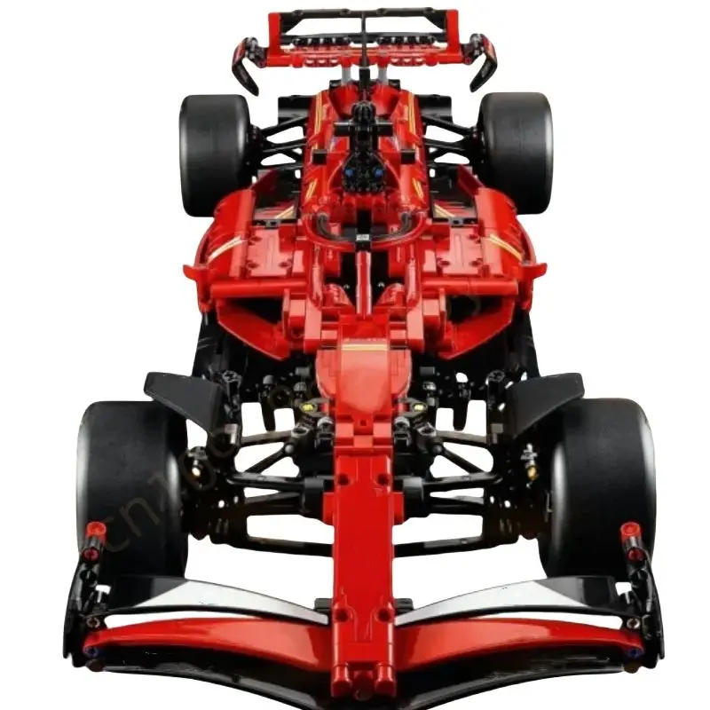 1361pcs-new-technology-42207-sf-24-f1-red-sports-racing-city-super-car-giving-boys-holiday-gifts
