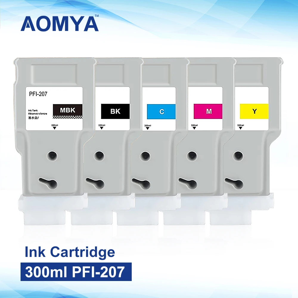 

pfi 207 PFI-207 Ink Cartridge for Canon Printer IPF 680 685 780 785 IPF680 IPF780 with 300ml Full ink