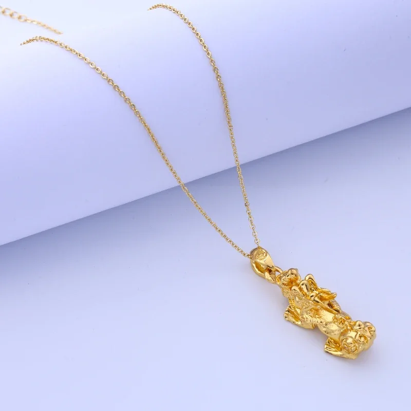 قلادة قلادة بمزاج شخصي للجنسين - تصميم هندسي بسيط للرجال والنساء