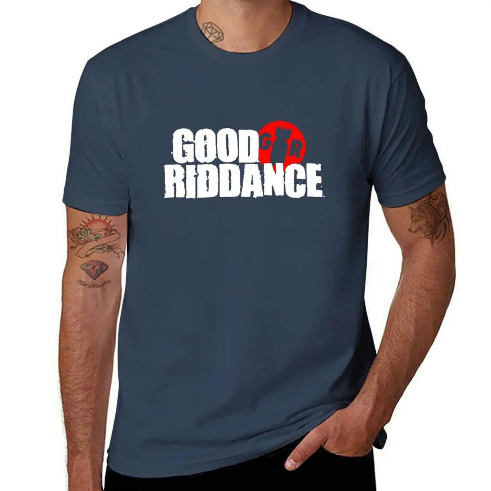 Good Riddance Band Logo T-Shirt Fashion Pattern Printed Tee Shirt