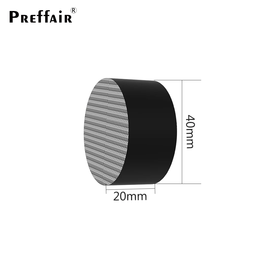 

High Quality Carbon Fiber Speaker Isolation 25×5/40×20/33×10/40×10mm Isolation Foot Pad Hi-Fi Amplifier Cone Speaker Pad