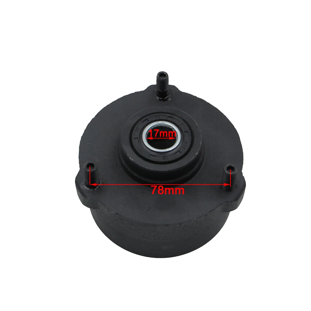 78mm*3 Stud Front Drum Brake Wheel Hub With Pads Cover L/R For 49cc 50cc 70cc 90cc Electric Kids ATV Go Kart UTV Buggy Quad Bike image 4