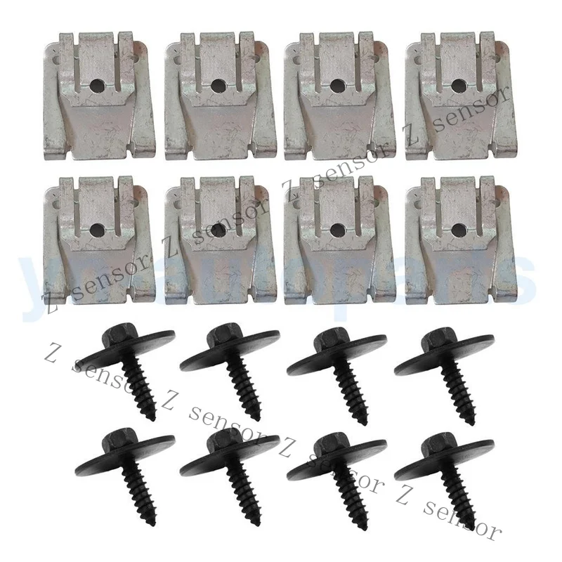 RRR+  Fender Liner Undercar Shield Clip Nuts + Screws For Benz  CL203 C230K E200 E300