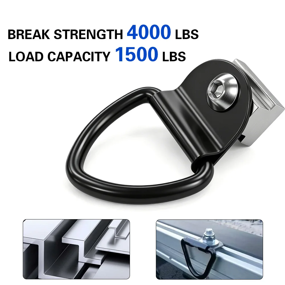 6PCS Truck Bed Deck Rail T Slot Nut Screw Kit for Toyota Tacoma & Tundra