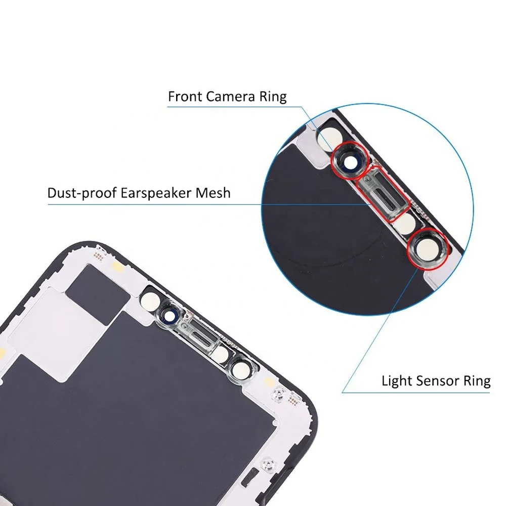 Imagem -05 - Oled Original Touch Digitizer Assembly Tela de Exibição Iphone xr xr gx Incell Duro Autêntico