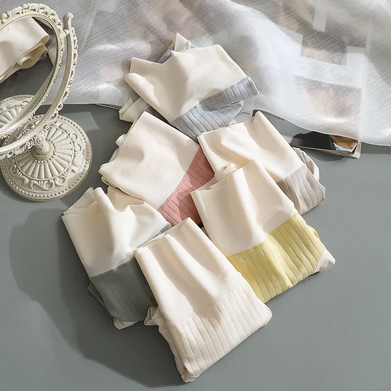 Celana Dalam Katun Wanita Baru Celana Dalam Segitiga Pinggang Tinggi Model Tipis Tanpa Jejak Warna Celana Dalam Tak Terlihat Lingerie Ukuran Besar