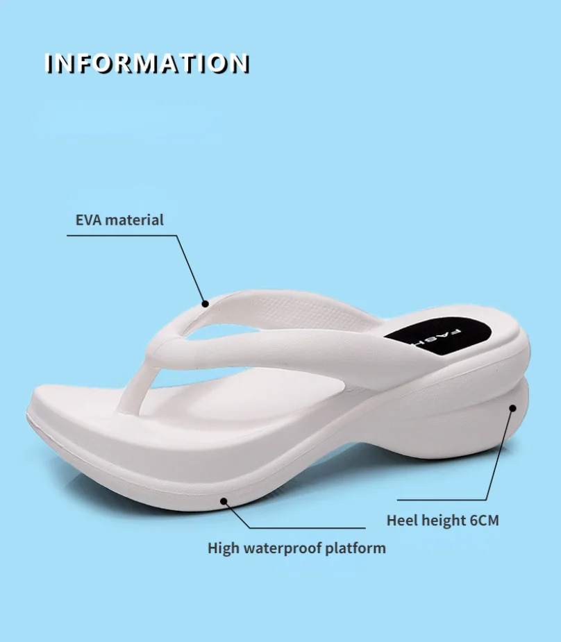 Woman House Slipper Wedges Cloud Sandals Summer Soft Flip Flops Beach Slides Home Garden Shoe Outdoor Ladies Female Girls