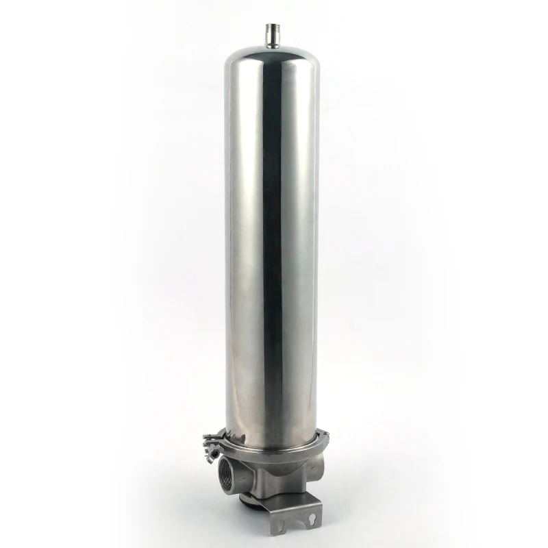 Household 10-inch stainless steel water filter housing Stainless steel pre-filter Industrial integral housing Water pre-filter