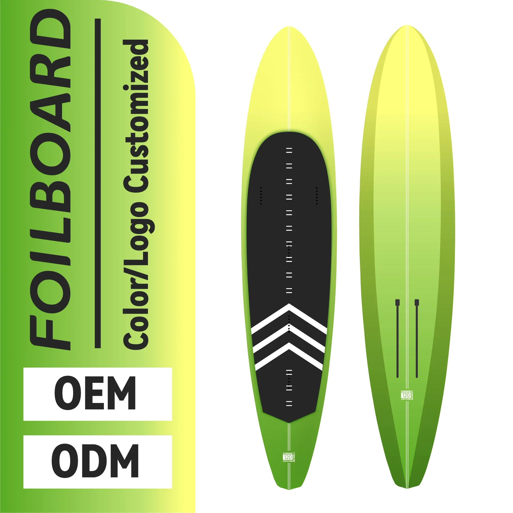 Unisex Custom Hydrofoil Downwind Carbon Foilboard Clear Epoxy Fiberglass EPS Surfboard Inflatable Paddle Board Water Sports