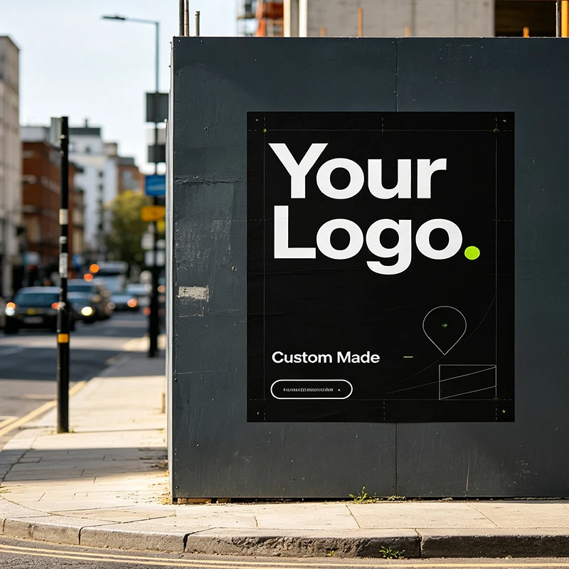 Any Size 100cm Custom Picture Sticker Hotel Shop School Fast food Event Recruitment Commercial Promotion & Public Notice Display